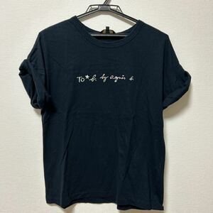 TO b by アニエスベー☆ロゴプリント 半袖 Tシャツ38