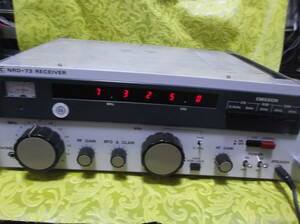 ＪＲＣ　日本無線　ＮＲＤ－７３　プロ用受信機　動作品　かなり以前にプロの方に整備して頂いた物