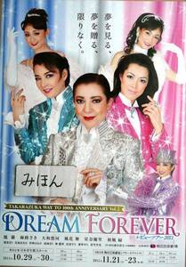 ★超レア★即決★宝塚/DREAMドリーム鳳蘭大和悠河初風緑麻路さき風花舞星奈優里南海まり凛華せら真波そらミュージカルチラシ