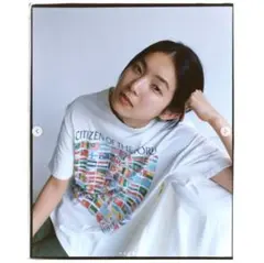 在原みゆ紀着用｜90sヴィンテージ Citizen/World Tシャツ [M]