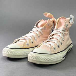 ♪j21 CONVERSE コンバース キャンバス ハイカットスニーカー シューズ オールスター レースアップ 24cm レディース 女性用 ピンク