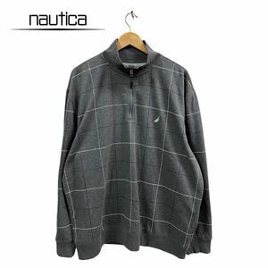 NAUTICA ハーフジップスウェット USA古着 ノーティカ halfzip sweat ブランド 薄手 洗濯済 古着 アメリカ古着 plywood 2319