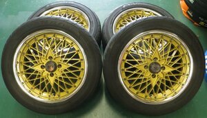 美品 SSR フォーミュラーメッシュ 16インチ 7J+39 4H100 ヨコハマ ADVAN FLEVA 205/50R16 2021年製 ロードスター 4穴 フォーミュラメッシュ