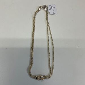 営KU06-60Y TIFFANY＆Co. ティファニー ダブルロープネックレス SILVER925 32.0g ネックレス アクセサリー 長さ約38cm