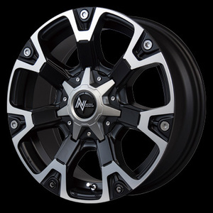 マルカ ホイール ナイトロパワー ウォーヘッド ランドクルーザープラド 150系 MID 【17×8.0J 6-139.7 INSET20 セミグロスブラック】 4本