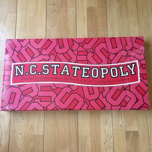 元祖ご当地モノポリー「N.C.STATEOPOLY」ノースカロライナ州立大学バージョン マニア向け超珍品希少未開封保管品 made in USAアメリカ製