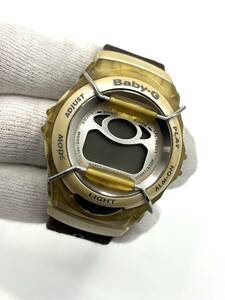 【電池切れ】CASIO カシオ Baby-G ベビージー クォーツ 腕時計 デジタル文字盤 ブラウン系 レディース BGM-100