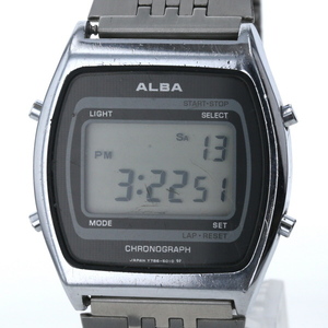 セイコー SEIKO アルバ ALBA Y786-5010 クオーツ デジタル式 メンズ 腕時計【xx】【中古】4000020801200852