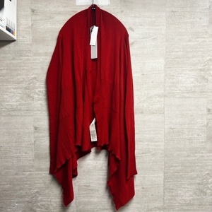  Rick Owens リックオウエンス Medium Wrap Cardigan カーディガン レッド sizeM 【中目黒B05】