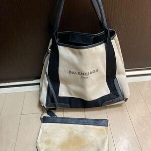 BALENCIAGA バレンシアガ ネイビーカバス ハンドバッグ トートバッグ ショルダーバッグ ブランド ファッション おしゃれ レディース