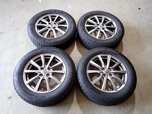 YS11697【送料無料195/65R16】ライズ ロッキーなどに ※ハブリッド車不可※ 中古スタッドレス ▼16×5.5J 100/4H ET42▼