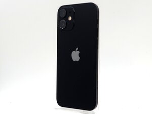 ◇【SoftBank/Apple】iPhone 12 mini 128GB SIMロック解除済 MGDJ3J/A スマートフォン ブラック　ネットワーク利用制限△