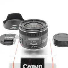 【極美品】 Canon キヤノン EF 28mm f2.8 IS USM フード付き CANON キャノン 57001