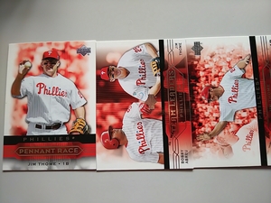 2006 Upperdeck Jim Thome パラレル3枚セット