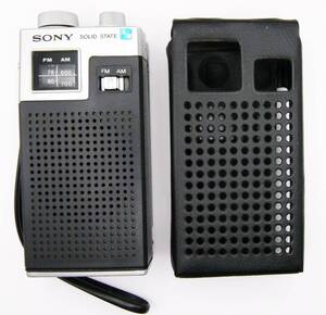 ★☆【回路整備調整品】SONY トランジスターラジオ FM/AM ２バンド TFM-4500 音響用ハイグレードコンデンサ使用 (管95)☆★