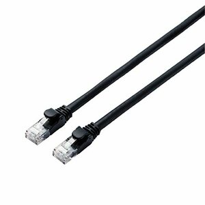 エレコム LANケーブル CAT6A 10m 爪折れ防止コネクタ cat6a対応 スタンダード ブラック LD-GPA/BK10