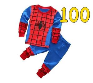 ★新品★ スパイダーマン パジャマ キッズ 子供服 ジュニア 長袖 100