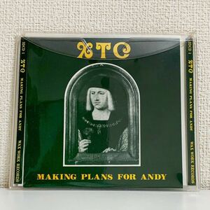 【中古 CD】XTC / MAKING PLANS FOR ANDY：ライヴ盤：コレクターズCD：ブートレグ：WAX WORK RECORDS 3DCD 1