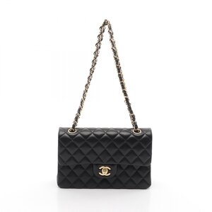 シャネル マトラッセ Wフラップ ブランドオフ CHANEL ラムスキン（羊革） ショルダーバッグ ラムスキン 中古 レ