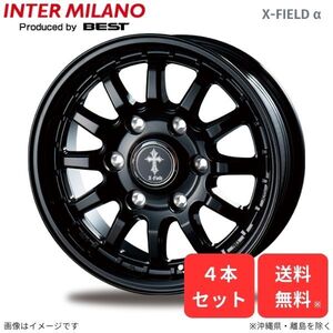 ホイール インターミラノ NV350キャラバン E26 ニッサン 4本セット クロスフィールドα 【15×6.0J 6-139 INSET43】