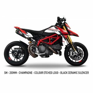 ※車検対応 DUCATI HYPERMOTARD 950 2019～2022 , 950 2023～2024 AUSTINRACING スリップオンマフラー オースティンレーシング