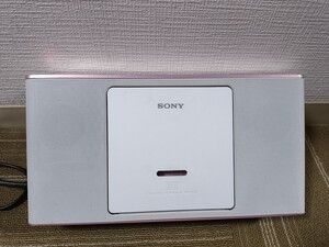 SONY ソニー CDラジオ ZS-E80 FM AM ワイドFM対応 語学学習用機能 ピンク ZS-E80　正常稼働品