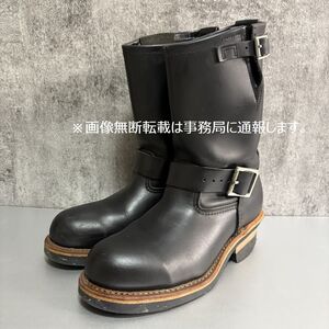 REDWING レッドウイング☆2268 エンジニア ブーツ/サイズ US5D 23㎝ スチール入り 黒 ブラック 