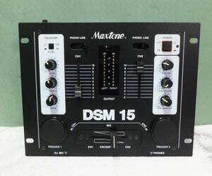Maxtone マックストーン 製DJミキサー DSM 15 中古 現状品