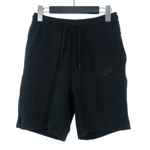 ナイキ NIKE Tech Fleece Shorts テックフリースショーツ ショートパンツ スウェット ワンポイントロゴ S 黒 ブラック CU4504 010 メンズ