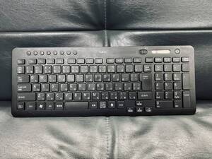 R6545B【USED/現状品】PCパーツ　純正　キーボード　黒 NEC　KG-1062