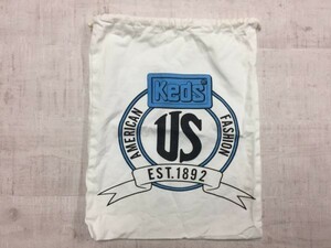 ケッズ KEDS American Fashion アメカジ 80s 90s スポーツ 古着 小物 シューズケース 巾着ポーチ 男女兼用 白