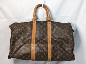 THR-548　LOUIS VUITTON　ルイヴィトン　モノグラム　キーポル45　旧型　M41428　ボストンバッグ　ハンドバッグ　旅行カバン