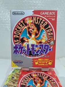 【美品・箱説付き◆GB ポケットモンスター 赤 レッド ポケモン 他にも出品中、※匿名・同梱可 】ゲームボーイ/U3