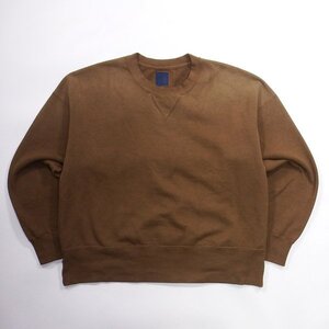 美品 visvim I.C.T. COURT SWEAT L/S DMGD 4 Indigo Camping Trailer