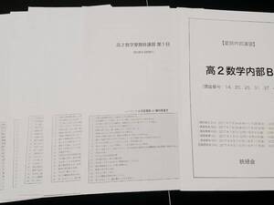 高2数学内部B　解説　柳沼　17年　鉄緑会　東進 Z会 ベネッセ SEG 共通テスト　駿台 河合塾 鉄緑会 