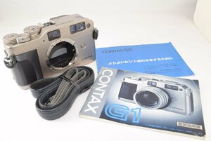 ★美品★ CONTAX コンタックス G1 ボディ ROM改造済 説明書付き レンジファインダーカメラ 2406012