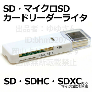 ((SDカードリーダー))送料85円 新品未開封 microSDカードリーダー 読み込み マイクロSD SDカード読み取り機 SDHC SDXC microSDHC microSDXC