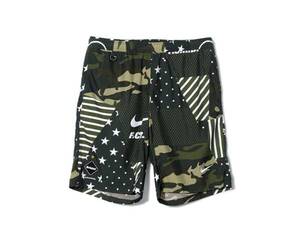 新品　F.C.Real Bristol FCRB WOVEN PRACTICE SHORTS カーキ L 16ss