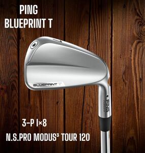 PING ピン BLUEPRINT T ブループリント アイアン 3-P 8本セット N.S.PRO MODUS3 TOUR 120