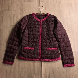 100円スタート♪ UNIQLO ユニクロ　ultra light down ウルトラライトダウン　軽量　ダウンジャケット　ノーカラー