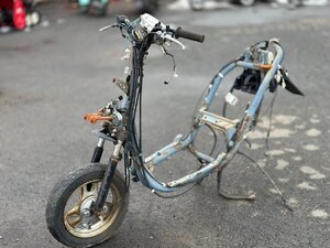 ●HONDA ホンダ ディオ ライブディオ AF34 書類付き 2000年モデル 部品取り ベース フレーム フォーク 発送不可 引取・近郊配送可 札幌発