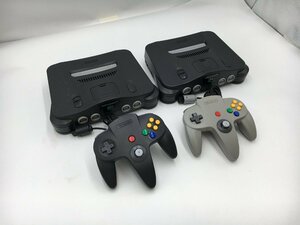 ♪▲【Nintendo ニンテンドー】NINTENDO 64 本体/コントローラー 4点セット NUS-001(JPN) 他 まとめ売り 1122 2