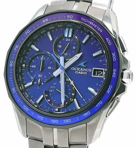 ★箱保付！美品！CASIO カシオ OCEANUS オシアナス Manta マンタ S7000シリーズ OCW-S7000C-2AJF タフソーラー メンズ★