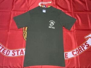 中古美品　made in USA USMC FOREVER USMC IN WAR OR PEACE THERE WILL ALWAYS BE MAIL CALL コットンTシャツ　JERZEES製　SMALL OD