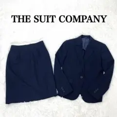 美品✨THE SUIT COMPANY ストライプ スカートセットアップ