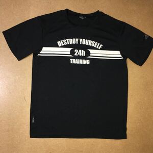 adidas DESTROY YOURSELF 24h TRAINING 半袖Tシャツ メッシュ素材 ブラック ホワイト アディダス クリマライト