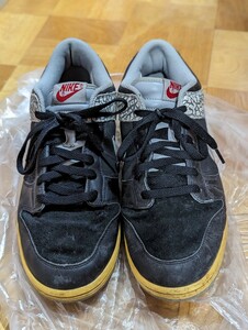 【即決】Nike Dunk Low CL J-Pack Black Cement 28.5cm US10.5 レア ブラック セメント ジョーダンク ヴィンテージ OG