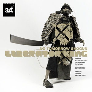 新品 未開封 1/6 ThreeA LIBERATOR KING NO TOMORROW SHOGUN ※発送に条件があります 説明必読