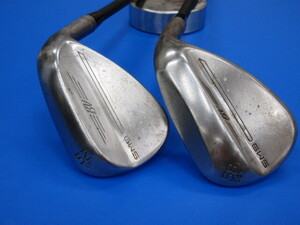 2本セット タイトリスト◆VOKEY SM9 RAW 52/12F,58/04T度 TRAVILアイアン115(S) リシャフト品 お買い得