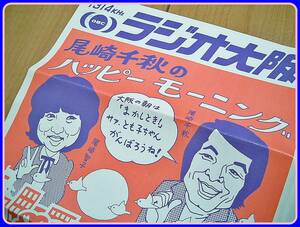 ラジオ大阪　OBC ラジオ　プログラム　１９８０年 　番組表 ◆　レトロ　検索　BCL　８０年代　タイムテーブル　昭和　レア　アンティーク